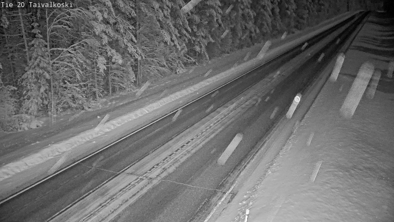 Weather Camera Image Road 20 Taivalkoski, Taivalkoski, Pohjois-Pohjanmaa