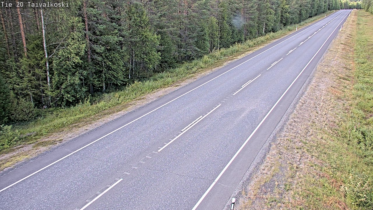 Kelikamerat Kuva Tie 20 Taivalkoski, Taivalkoski, Pohjois-Pohjanmaa