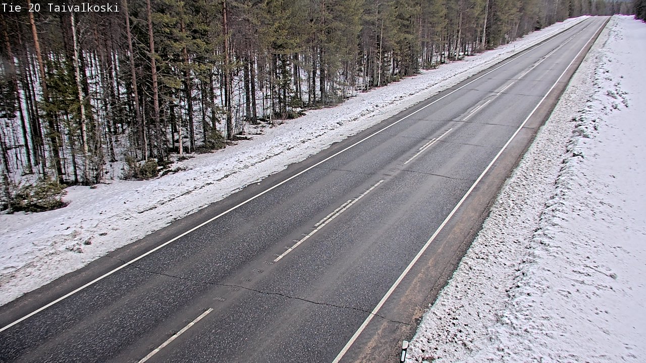 Kelikamerat Kuva Tie 20 Taivalkoski, Taivalkoski, Pohjois-Pohjanmaa