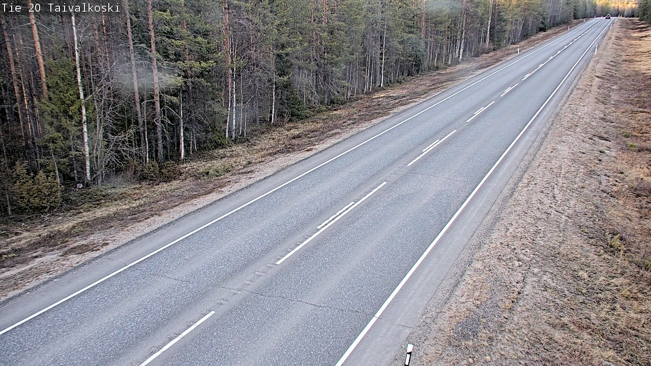 Kelikamerat Kuva Tie 20 Taivalkoski, Taivalkoski, Pohjois-Pohjanmaa