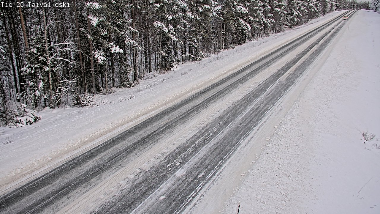 Weather Camera Image Road 20 Taivalkoski, Taivalkoski, Pohjois-Pohjanmaa