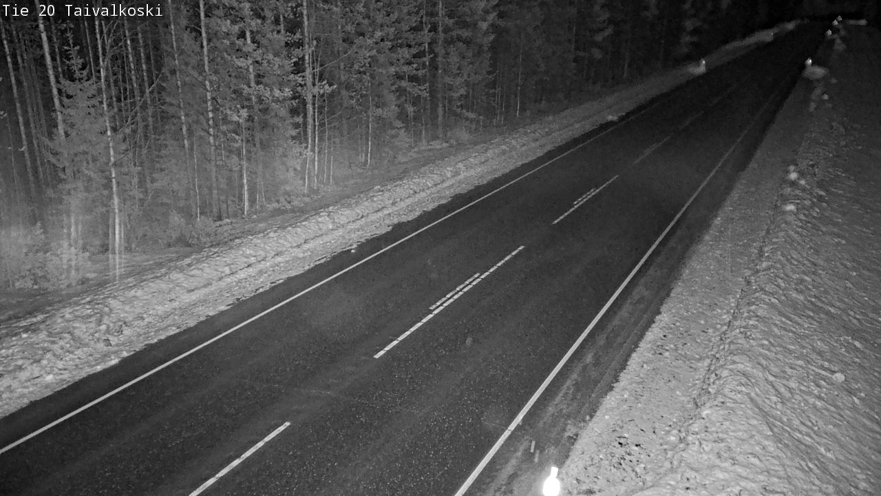 Kelikamerat Kuva Tie 20 Taivalkoski, Taivalkoski, Pohjois-Pohjanmaa