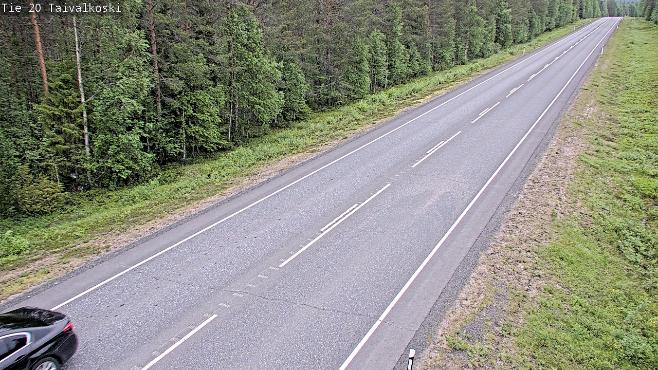 Kelikamerat Kuva Tie 20 Taivalkoski, Taivalkoski, Pohjois-Pohjanmaa