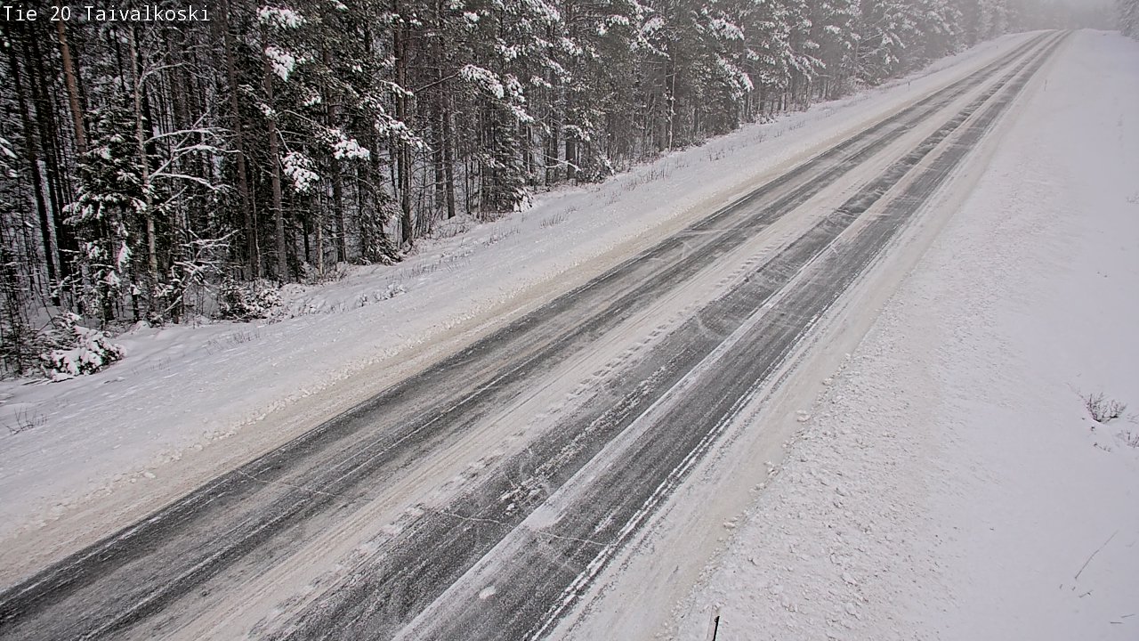 Weather Camera Image Road 20 Taivalkoski, Taivalkoski, Pohjois-Pohjanmaa
