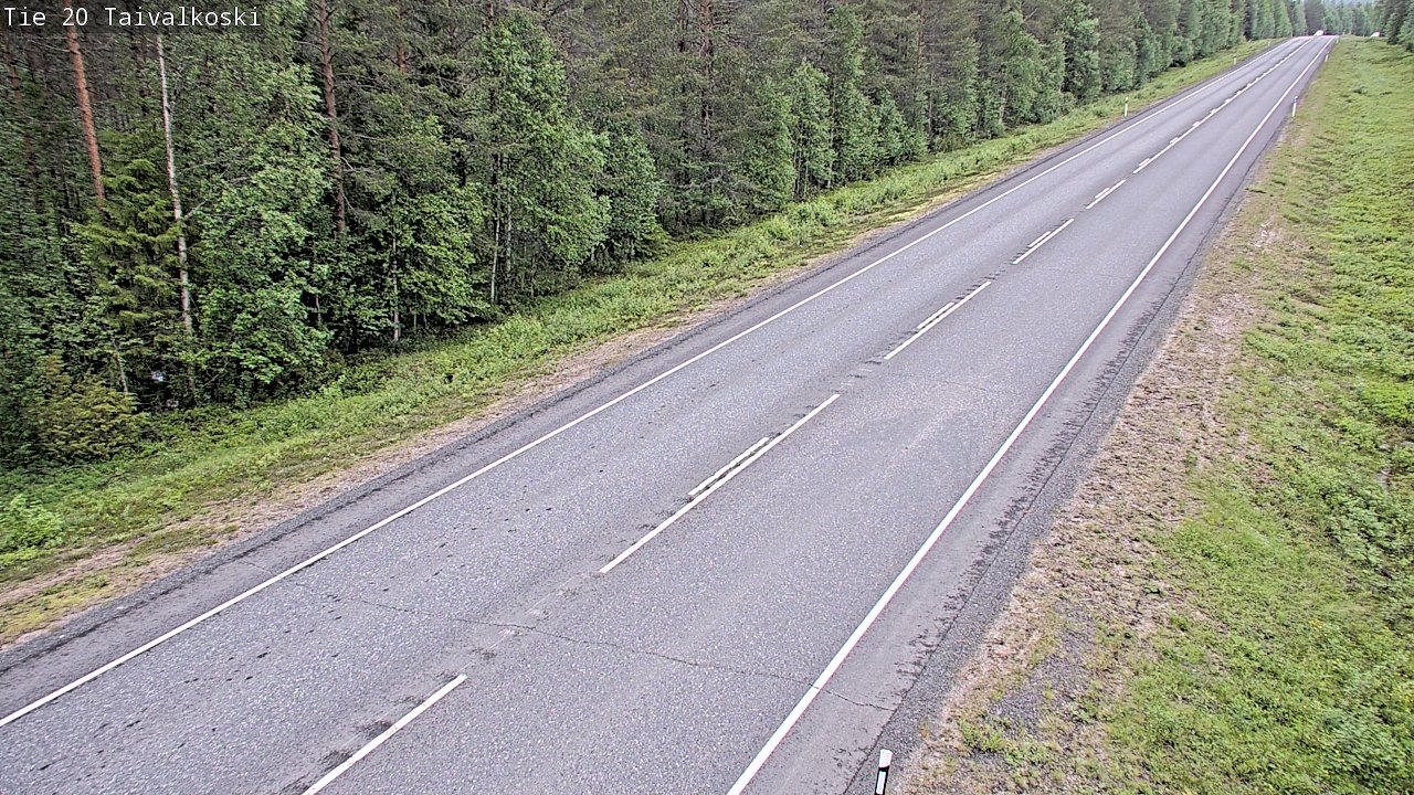 Kelikamerat Kuva Tie 20 Taivalkoski, Taivalkoski, Pohjois-Pohjanmaa