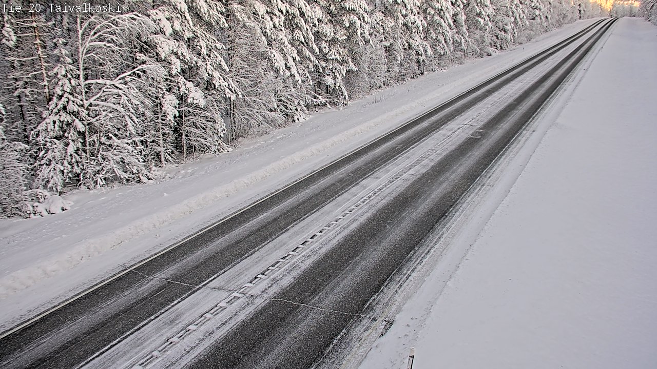 Kelikamerat Kuva Tie 20 Taivalkoski, Taivalkoski, Pohjois-Pohjanmaa