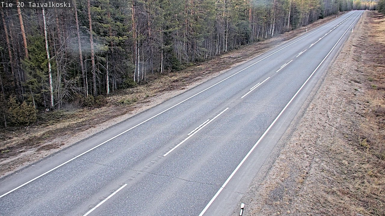 Kelikamerat Kuva Tie 20 Taivalkoski, Taivalkoski, Pohjois-Pohjanmaa