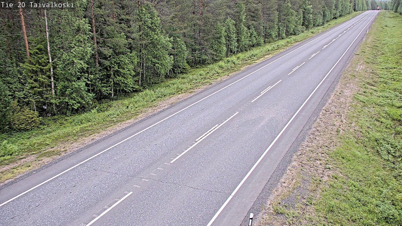 Kelikamerat Kuva Tie 20 Taivalkoski, Taivalkoski, Pohjois-Pohjanmaa