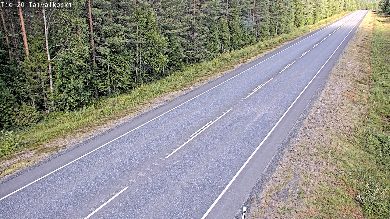 Kelikamerat Kuva Tie 20 Taivalkoski, Taivalkoski, Pohjois-Pohjanmaa