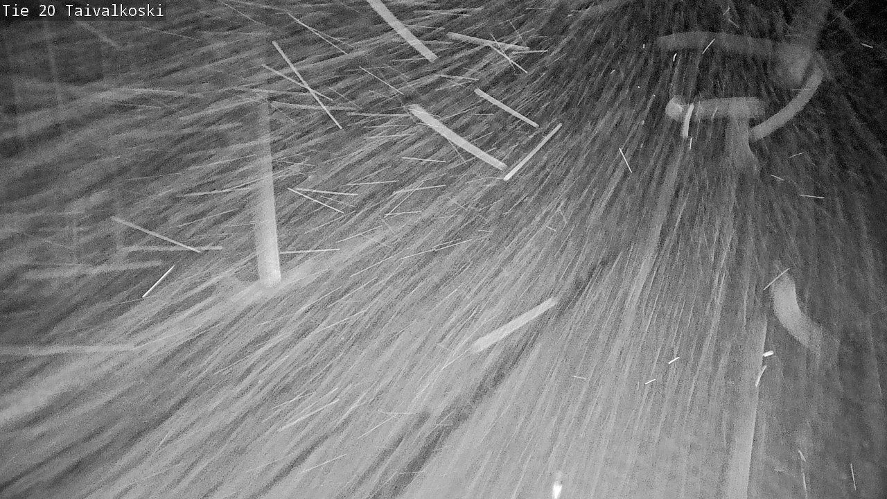 Weather Camera Image Road 20 Taivalkoski, Taivalkoski, Pohjois-Pohjanmaa