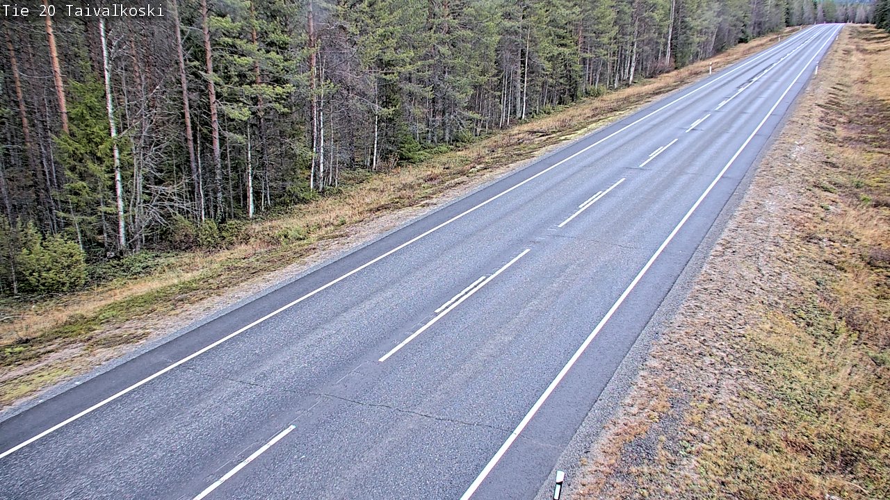 Kelikamerat Kuva Tie 20 Taivalkoski, Taivalkoski, Pohjois-Pohjanmaa