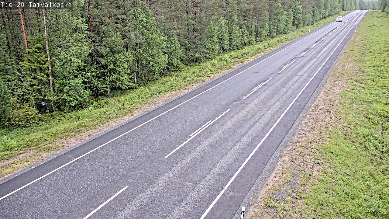 Kelikamerat Kuva Tie 20 Taivalkoski, Taivalkoski, Pohjois-Pohjanmaa