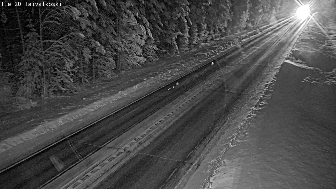 Kelikamerat Kuva Tie 20 Taivalkoski, Taivalkoski, Pohjois-Pohjanmaa