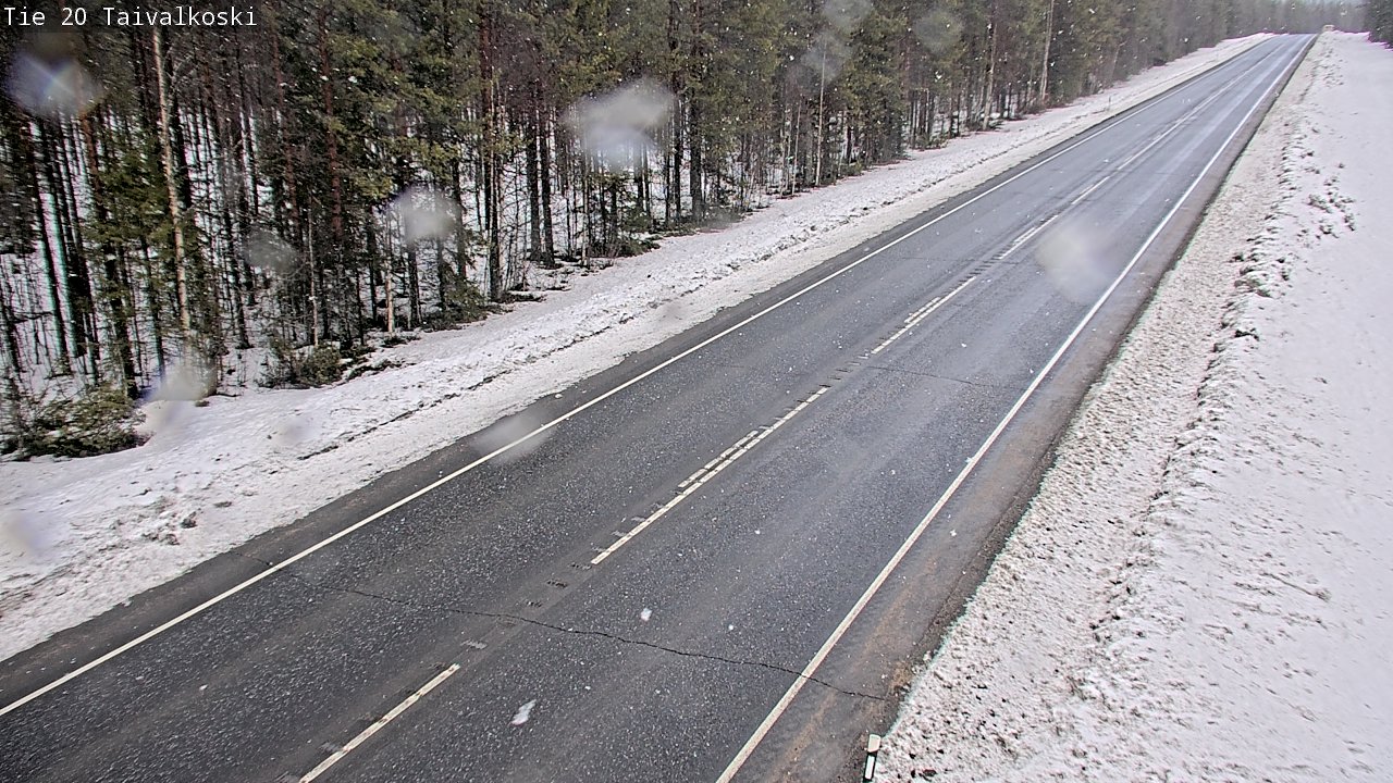 Kelikamerat Kuva Tie 20 Taivalkoski, Taivalkoski, Pohjois-Pohjanmaa