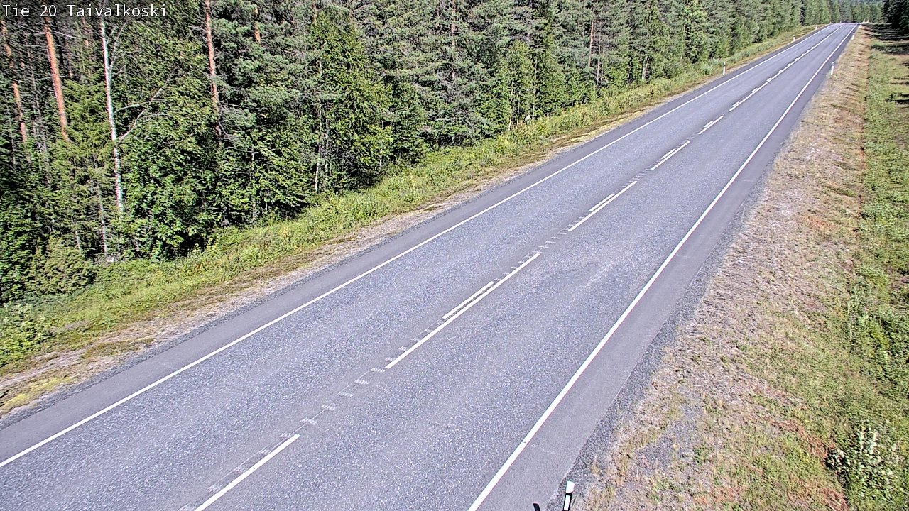 Kelikamerat Kuva Tie 20 Taivalkoski, Taivalkoski, Pohjois-Pohjanmaa
