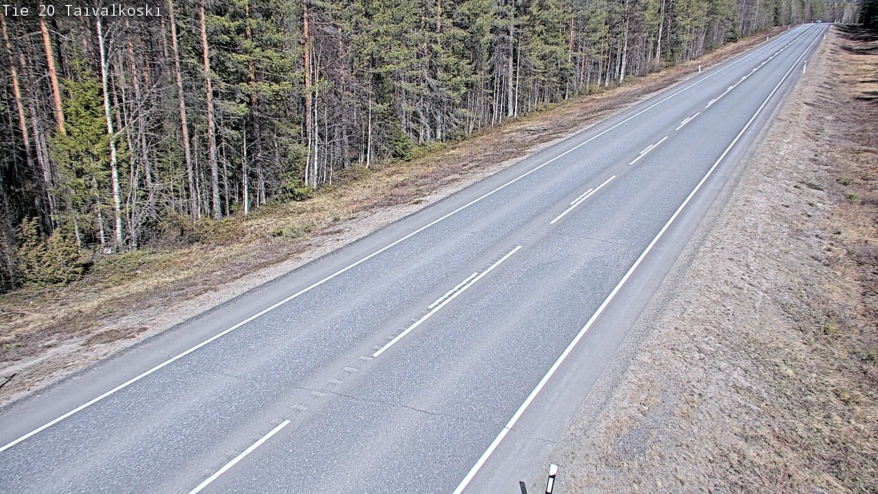 Kelikamerat Kuva Tie 20 Taivalkoski, Taivalkoski, Pohjois-Pohjanmaa
