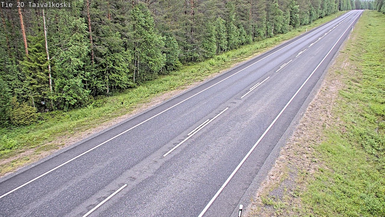 Kelikamerat Kuva Tie 20 Taivalkoski, Taivalkoski, Pohjois-Pohjanmaa