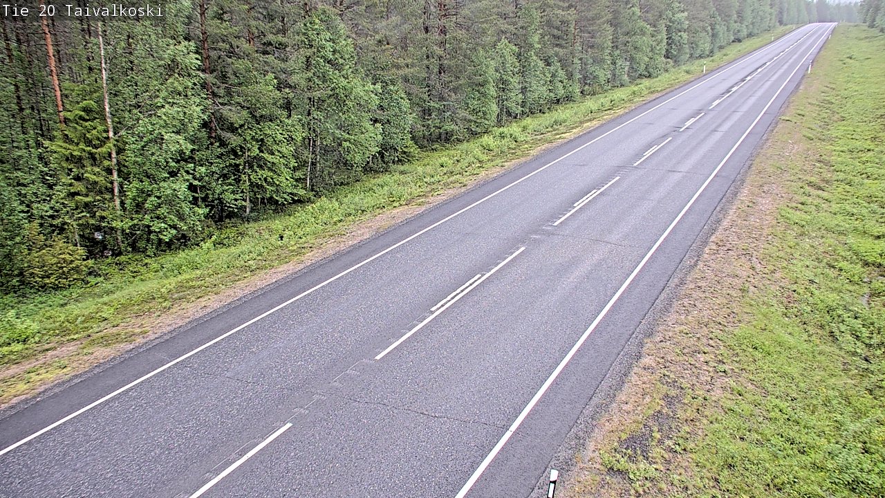Kelikamerat Kuva Tie 20 Taivalkoski, Taivalkoski, Pohjois-Pohjanmaa