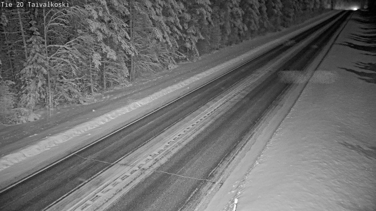 Kelikamerat Kuva Tie 20 Taivalkoski, Taivalkoski, Pohjois-Pohjanmaa