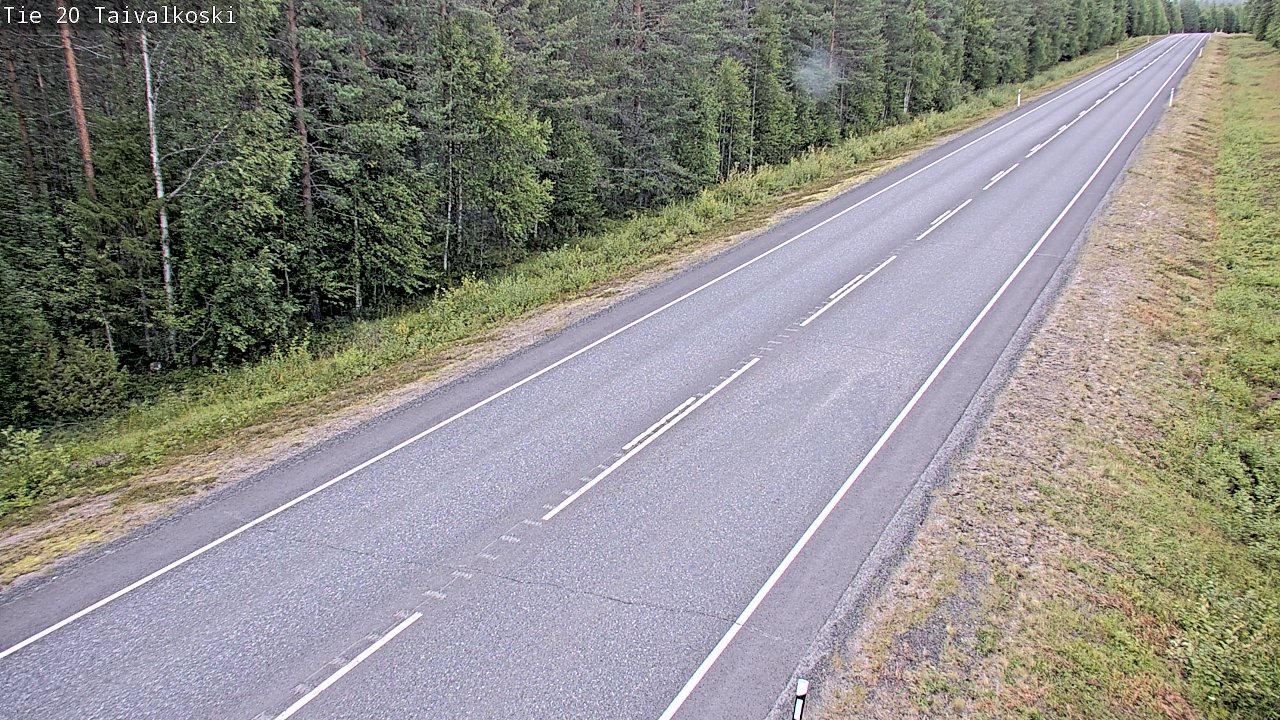 Kelikamerat Kuva Tie 20 Taivalkoski, Taivalkoski, Pohjois-Pohjanmaa