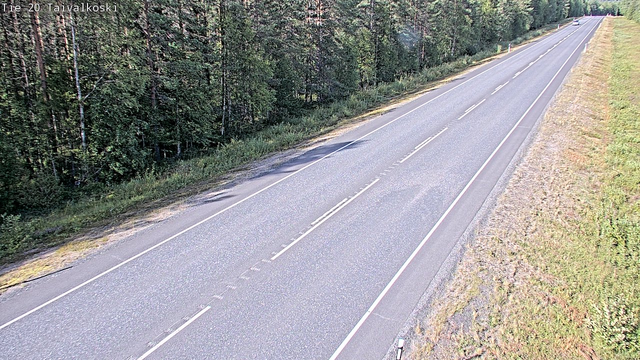 Kelikamerat Kuva Tie 20 Taivalkoski, Taivalkoski, Pohjois-Pohjanmaa
