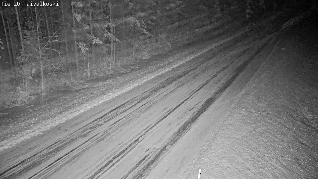 Weather Camera Image Road 20 Taivalkoski, Taivalkoski, Pohjois-Pohjanmaa