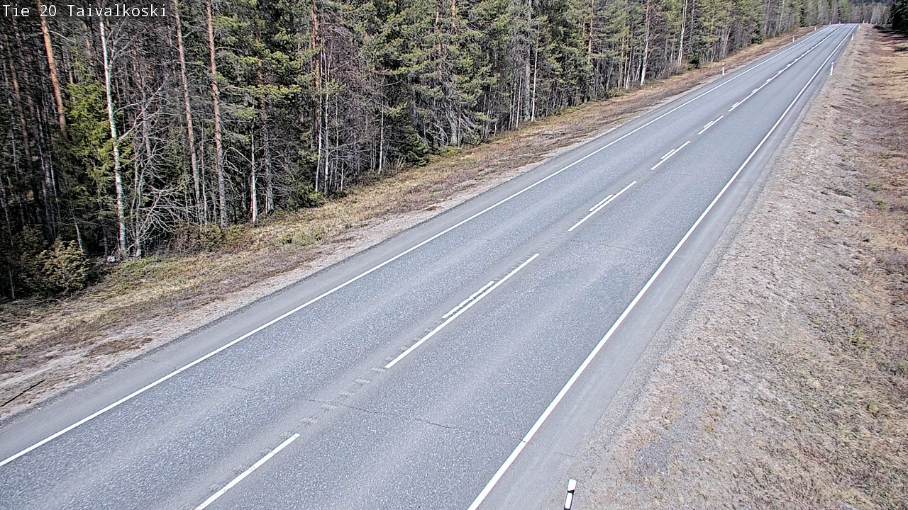 Kelikamerat Kuva Tie 20 Taivalkoski, Taivalkoski, Pohjois-Pohjanmaa