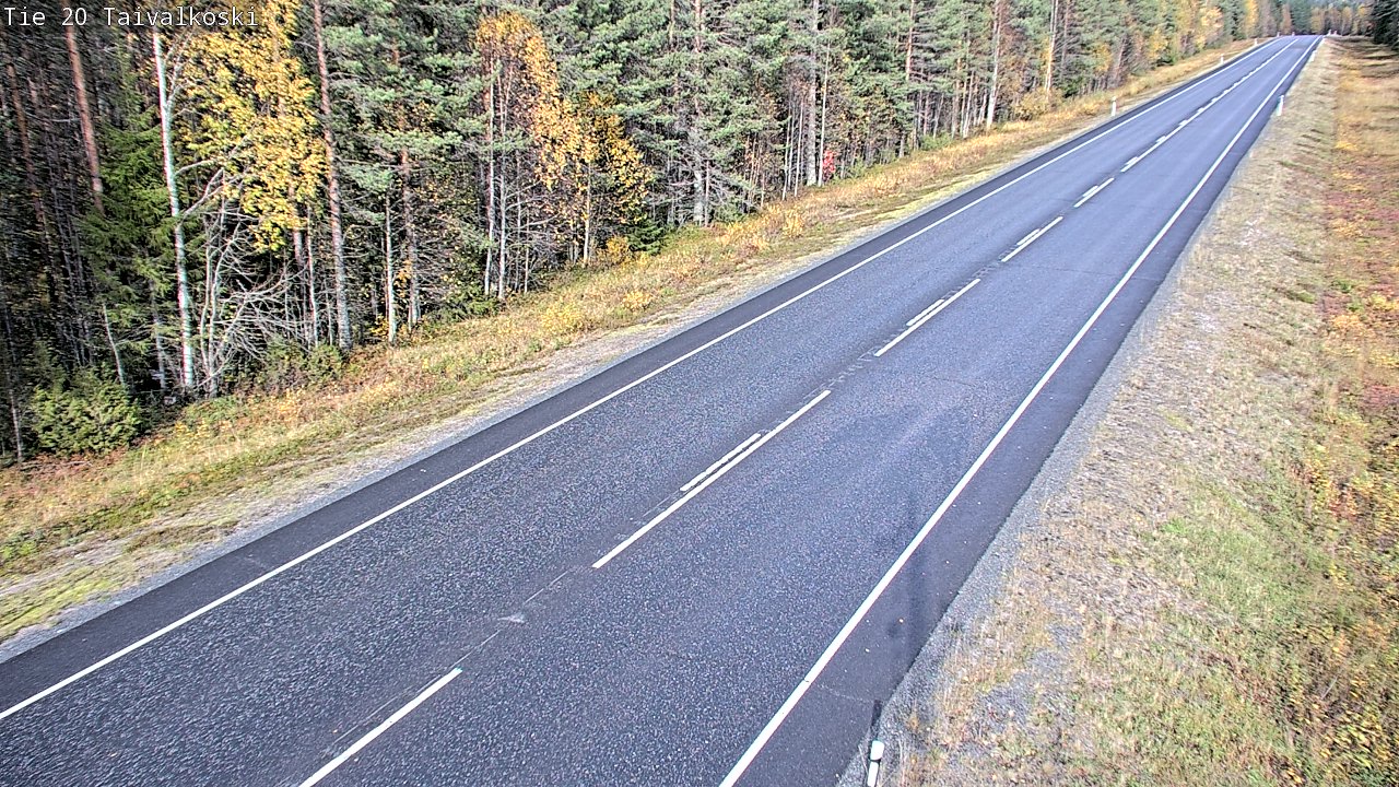 Kelikamerat Kuva Tie 20 Taivalkoski, Taivalkoski, Pohjois-Pohjanmaa