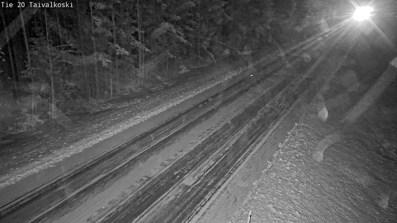 Weather Camera Image Road 20 Taivalkoski, Taivalkoski, Pohjois-Pohjanmaa