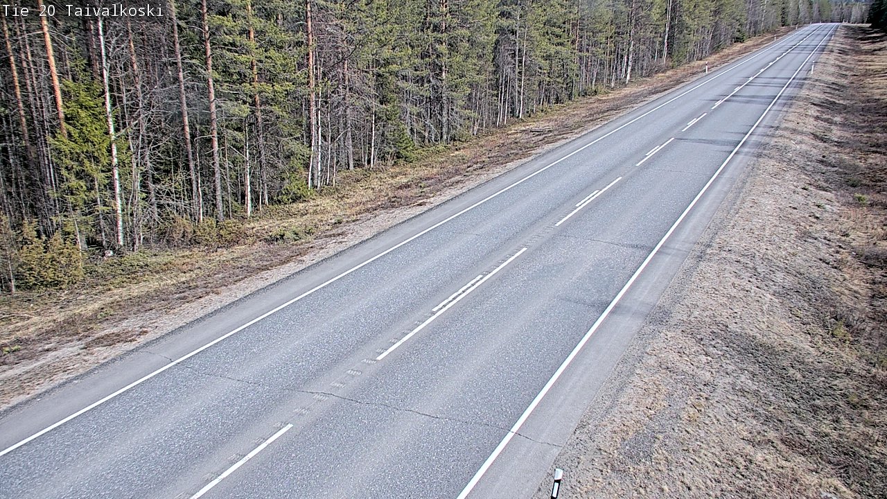 Kelikamerat Kuva Tie 20 Taivalkoski, Taivalkoski, Pohjois-Pohjanmaa
