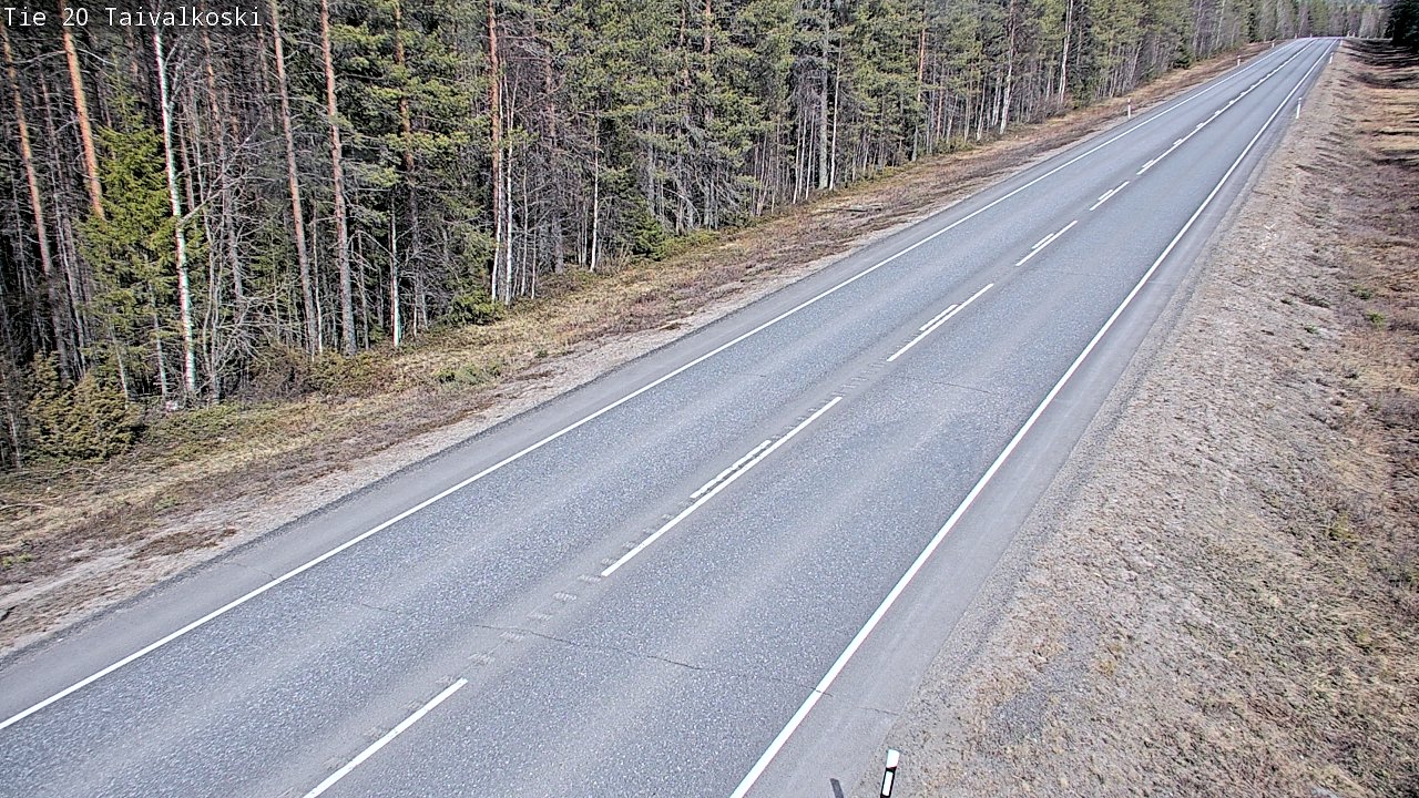 Kelikamerat Kuva Tie 20 Taivalkoski, Taivalkoski, Pohjois-Pohjanmaa