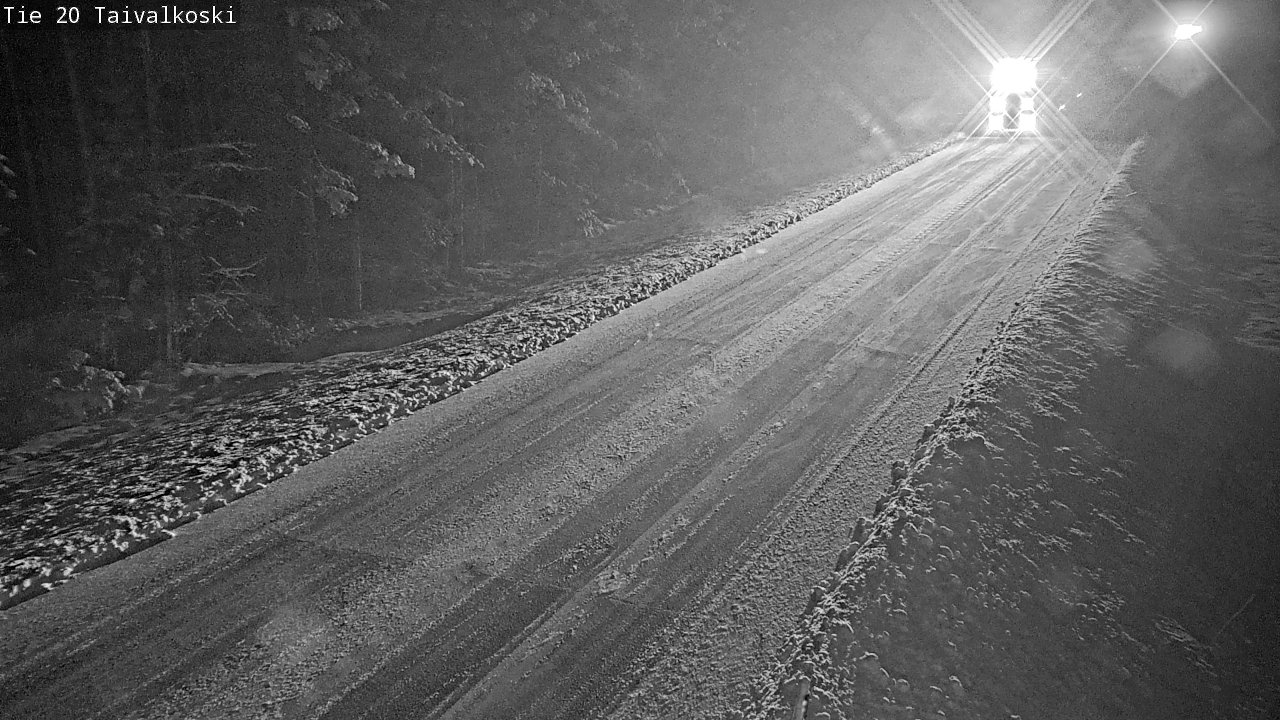 Weather Camera Image Road 20 Taivalkoski, Taivalkoski, Pohjois-Pohjanmaa