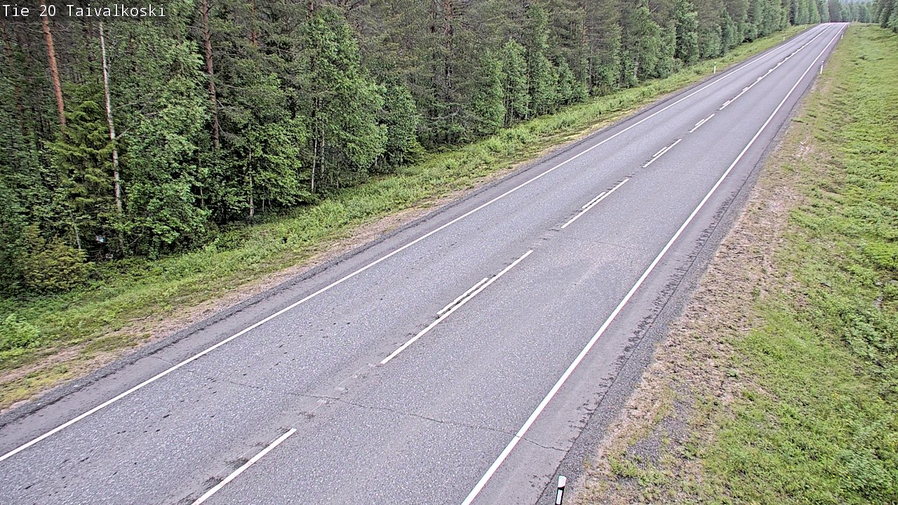 Kelikamerat Kuva Tie 20 Taivalkoski, Taivalkoski, Pohjois-Pohjanmaa