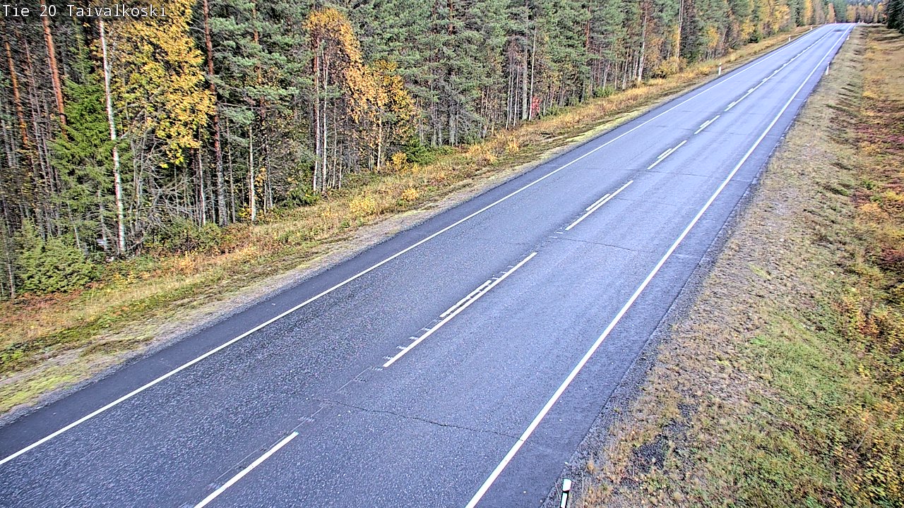 Kelikamerat Kuva Tie 20 Taivalkoski, Taivalkoski, Pohjois-Pohjanmaa