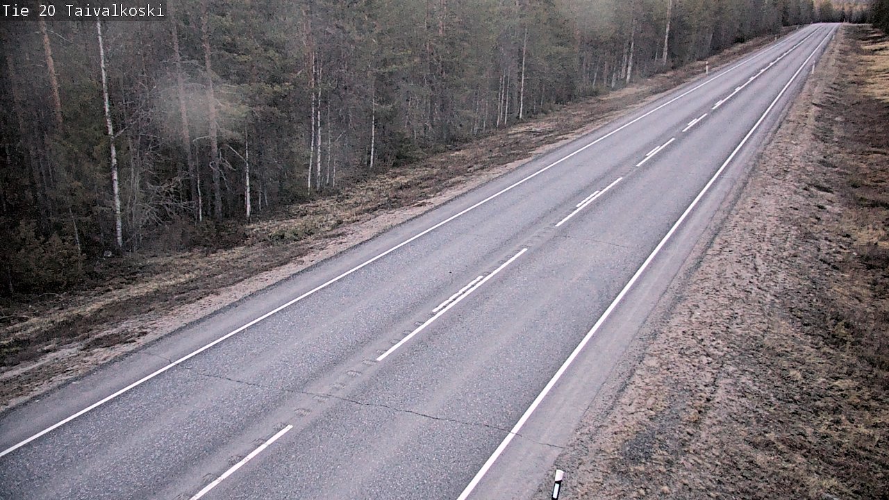 Kelikamerat Kuva Tie 20 Taivalkoski, Taivalkoski, Pohjois-Pohjanmaa