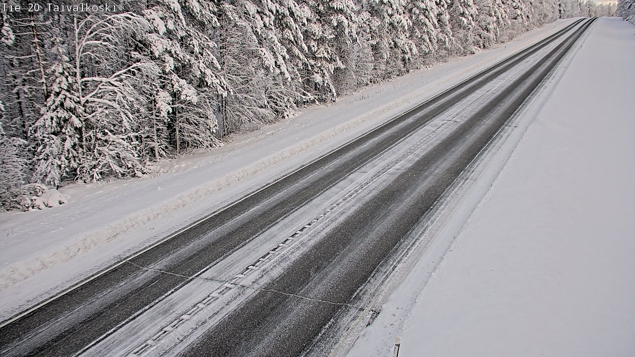 Kelikamerat Kuva Tie 20 Taivalkoski, Taivalkoski, Pohjois-Pohjanmaa