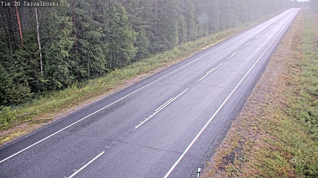 Kelikamerat Kuva Tie 20 Taivalkoski, Taivalkoski, Pohjois-Pohjanmaa