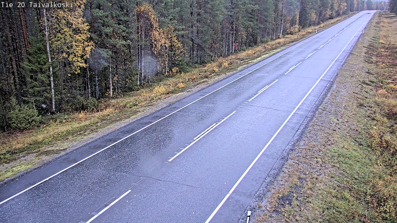 Kelikamerat Kuva Tie 20 Taivalkoski, Taivalkoski, Pohjois-Pohjanmaa