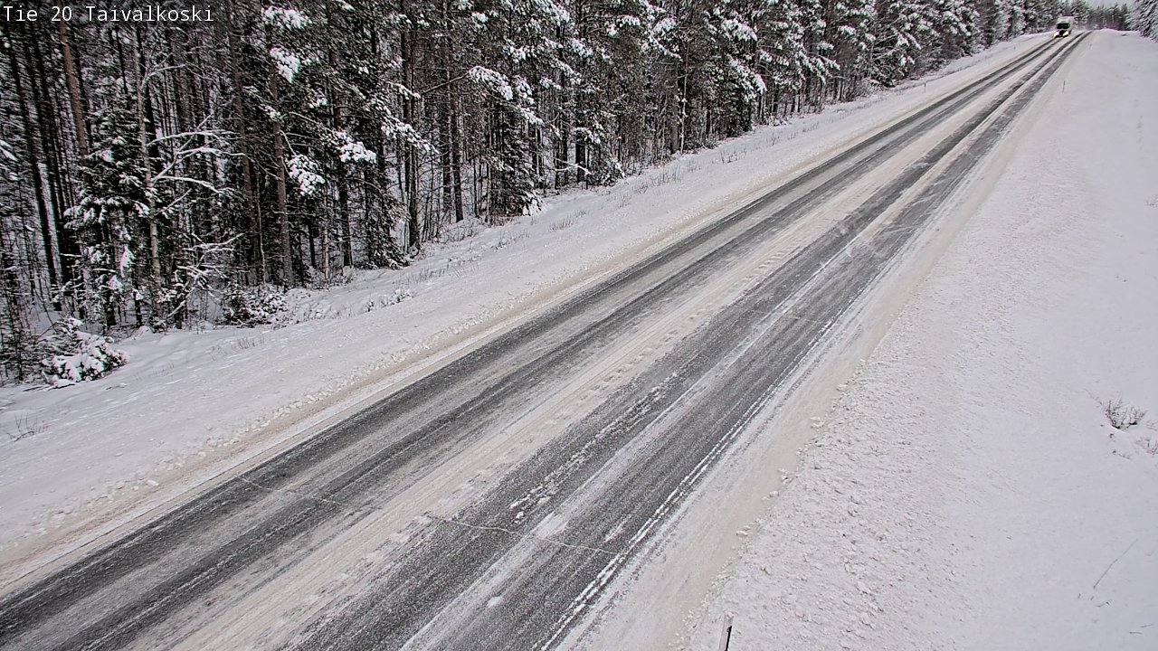 Weather Camera Image Road 20 Taivalkoski, Taivalkoski, Pohjois-Pohjanmaa