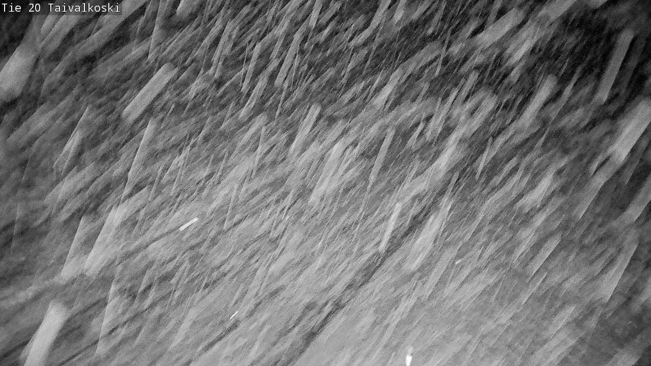 Weather Camera Image Road 20 Taivalkoski, Taivalkoski, Pohjois-Pohjanmaa