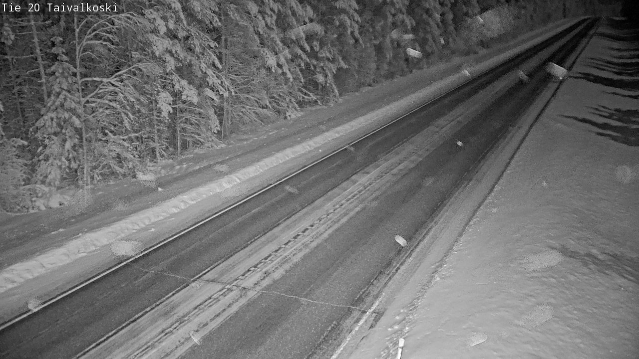 Weather Camera Image Road 20 Taivalkoski, Taivalkoski, Pohjois-Pohjanmaa