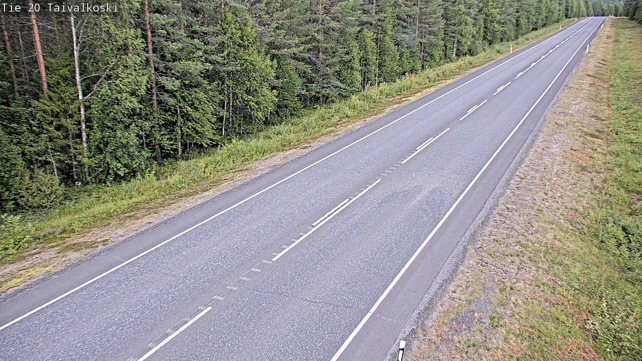 Kelikamerat Kuva Tie 20 Taivalkoski, Taivalkoski, Pohjois-Pohjanmaa