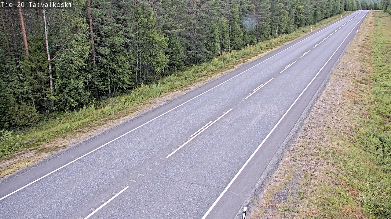 Kelikamerat Kuva Tie 20 Taivalkoski, Taivalkoski, Pohjois-Pohjanmaa