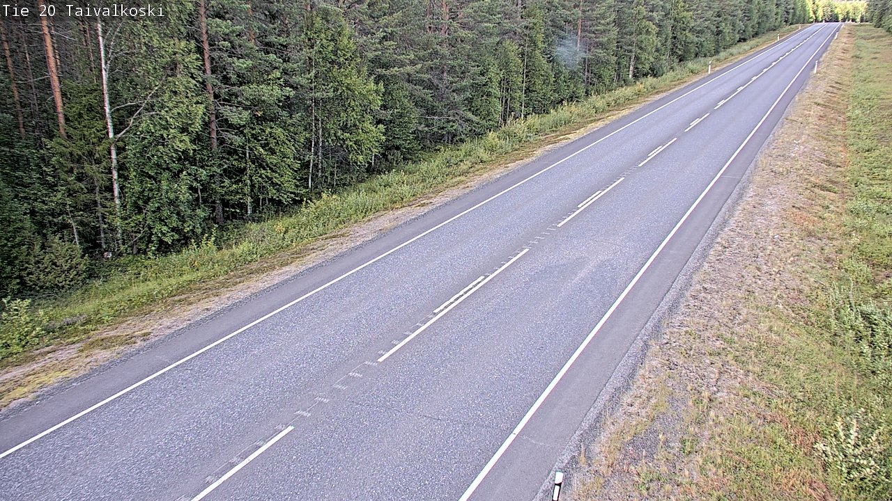 Kelikamerat Kuva Tie 20 Taivalkoski, Taivalkoski, Pohjois-Pohjanmaa