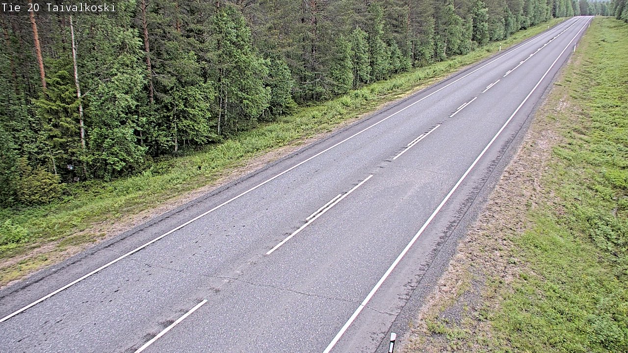 Kelikamerat Kuva Tie 20 Taivalkoski, Taivalkoski, Pohjois-Pohjanmaa