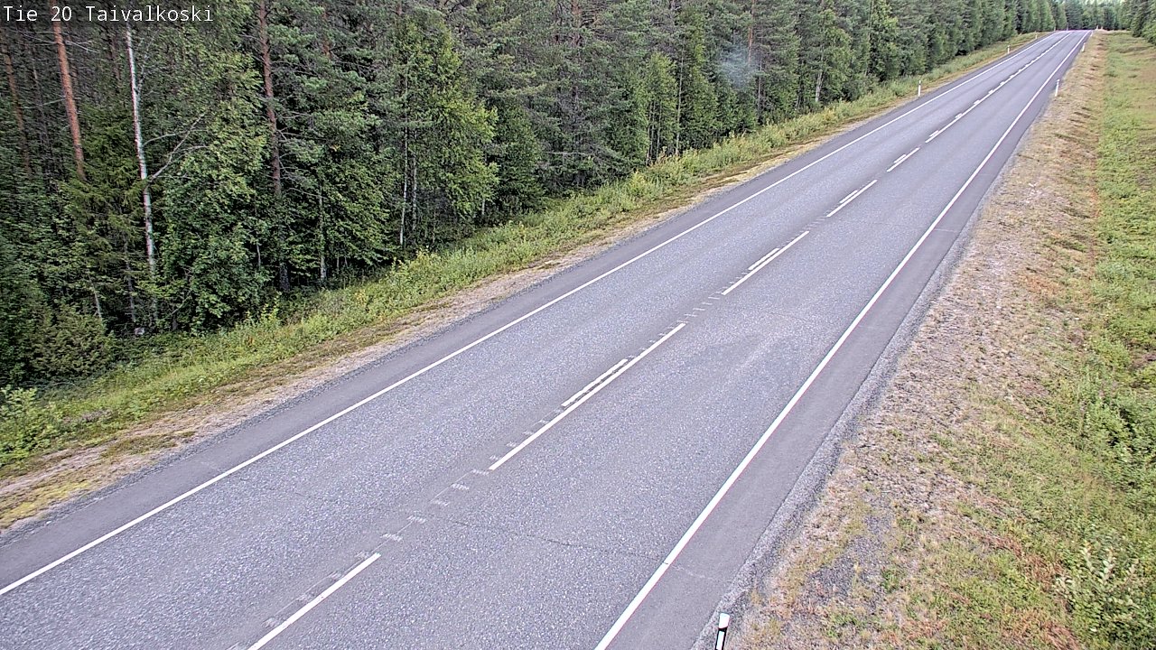Kelikamerat Kuva Tie 20 Taivalkoski, Taivalkoski, Pohjois-Pohjanmaa