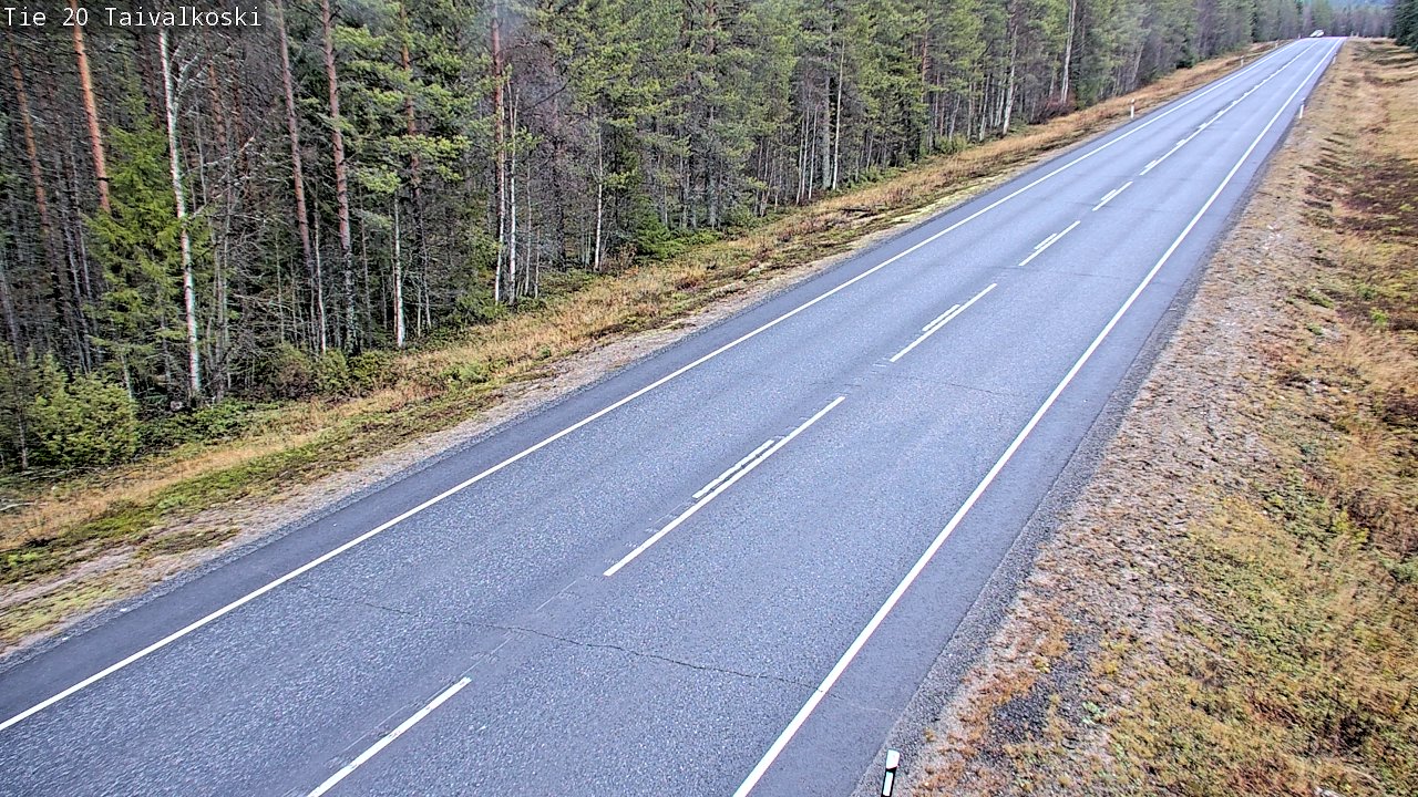 Kelikamerat Kuva Tie 20 Taivalkoski, Taivalkoski, Pohjois-Pohjanmaa