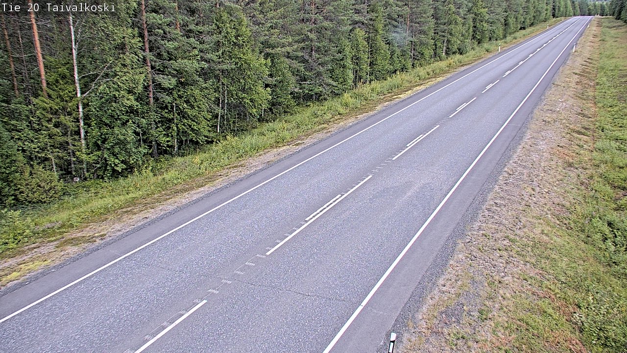 Kelikamerat Kuva Tie 20 Taivalkoski, Taivalkoski, Pohjois-Pohjanmaa
