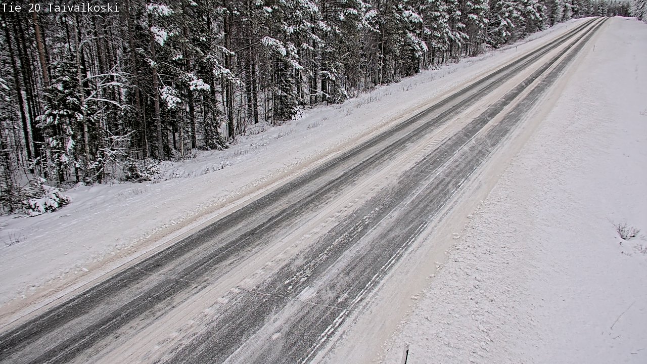 Weather Camera Image Road 20 Taivalkoski, Taivalkoski, Pohjois-Pohjanmaa