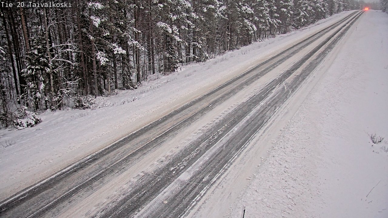 Weather Camera Image Road 20 Taivalkoski, Taivalkoski, Pohjois-Pohjanmaa